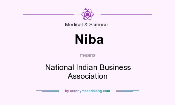 What does Niba mean? It stands for National Indian Business Association
