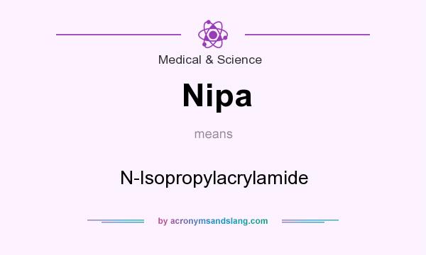 What does Nipa mean? It stands for N-Isopropylacrylamide