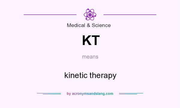 What does KT mean? It stands for kinetic therapy