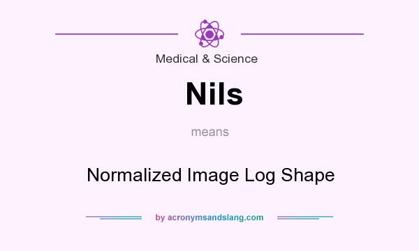 What does Nils mean? It stands for Normalized Image Log Shape