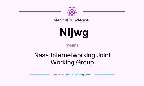 What does Nijwg mean? It stands for Nasa Internetworking Joint Working Group