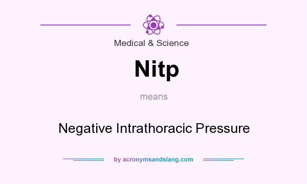 What does Nitp mean? It stands for Negative Intrathoracic Pressure