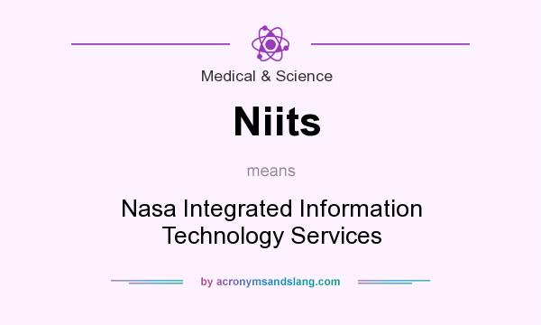 What does Niits mean? It stands for Nasa Integrated Information Technology Services