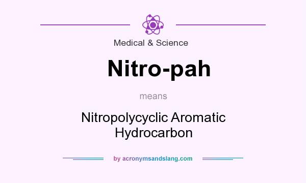 What does Nitro-pah mean? It stands for Nitropolycyclic Aromatic Hydrocarbon