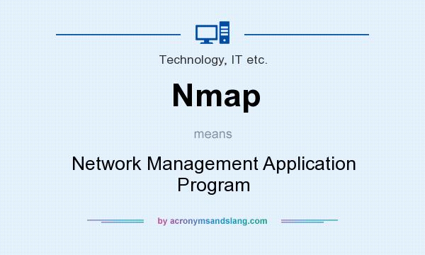 What does Nmap mean? It stands for Network Management Application Program