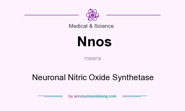 What does Nnos mean? It stands for Neuronal Nitric Oxide Synthetase