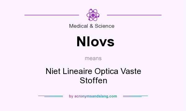 What does Nlovs mean? It stands for Niet Lineaire Optica Vaste Stoffen