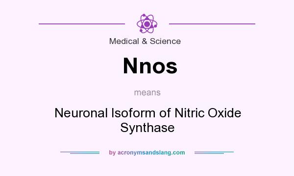 What does Nnos mean? It stands for Neuronal Isoform of Nitric Oxide Synthase