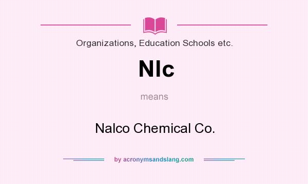 What does Nlc mean? It stands for Nalco Chemical Co.