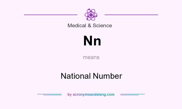 What does Nn mean? It stands for National Number