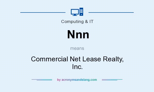What does Nnn mean? It stands for Commercial Net Lease Realty, Inc.