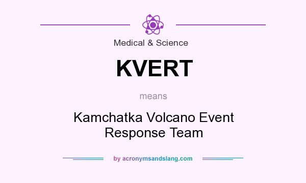 What does KVERT mean? It stands for Kamchatka Volcano Event Response Team