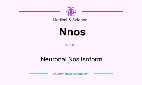What does Nnos mean? It stands for Neuronal Nos Isoform