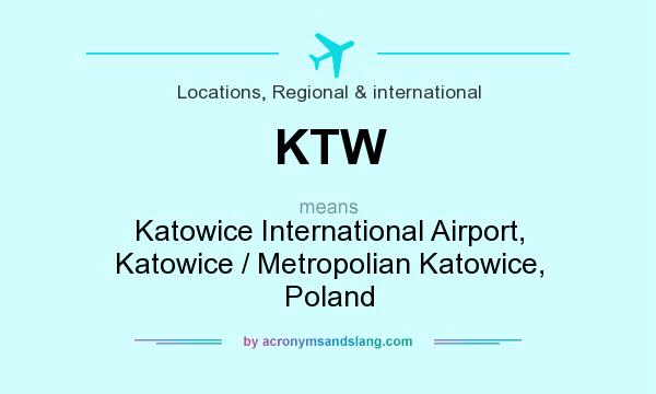 What does KTW mean? It stands for Katowice International Airport, Katowice / Metropolian Katowice, Poland