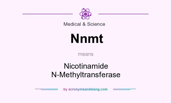 What does Nnmt mean? It stands for Nicotinamide N-Methyltransferase