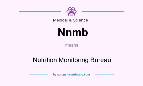 What does Nnmb mean? It stands for Nutrition Monitoring Bureau