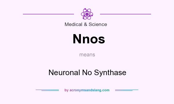 What does Nnos mean? It stands for Neuronal No Synthase