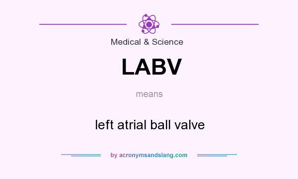 What does LABV mean? It stands for left atrial ball valve