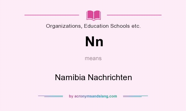 What does Nn mean? It stands for Namibia Nachrichten