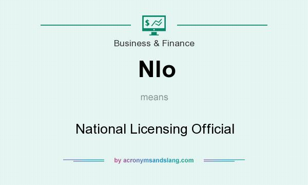 What does Nlo mean? It stands for National Licensing Official