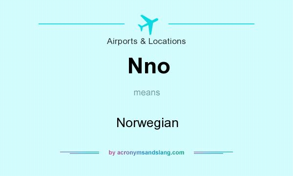 What does Nno mean? It stands for Norwegian