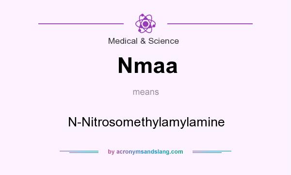 What does Nmaa mean? It stands for N-Nitrosomethylamylamine