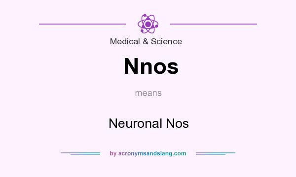 What does Nnos mean? It stands for Neuronal Nos