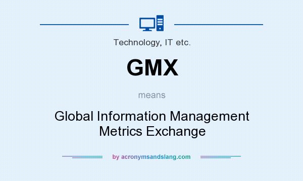 What does GMX mean? It stands for Global Information Management Metrics Exchange