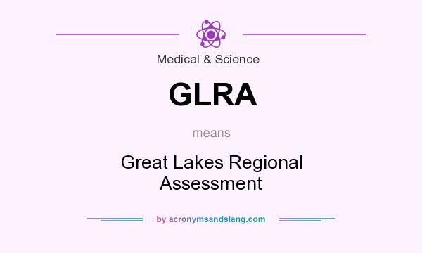 What does GLRA mean? It stands for Great Lakes Regional Assessment