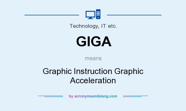 What does GIGA mean? It stands for Graphic Instruction Graphic Acceleration