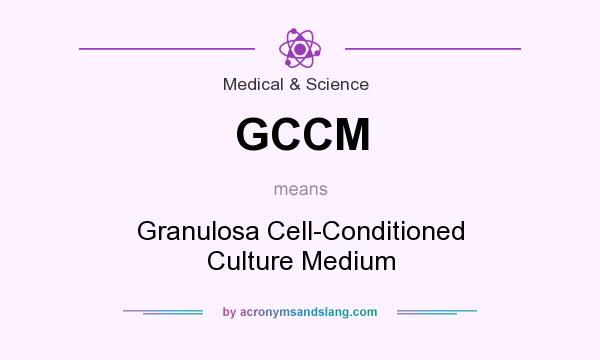 What does GCCM mean? It stands for Granulosa Cell-Conditioned Culture Medium