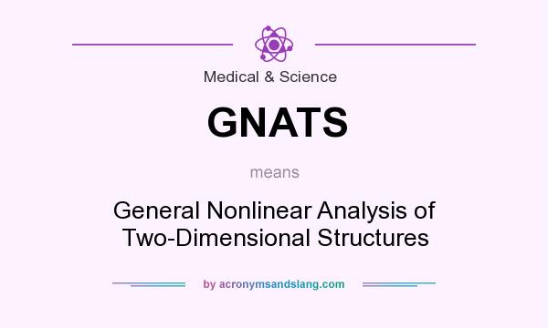 What does GNATS mean? It stands for General Nonlinear Analysis of Two-Dimensional Structures
