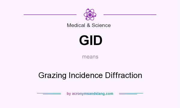 What does GID mean? It stands for Grazing Incidence Diffraction
