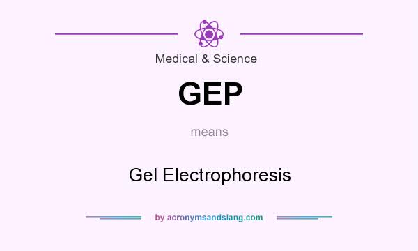 What does GEP mean? It stands for Gel Electrophoresis
