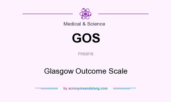 What does GOS mean? It stands for Glasgow Outcome Scale