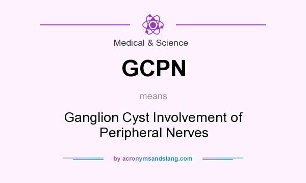 What does GCPN mean? It stands for Ganglion Cyst Involvement of Peripheral Nerves