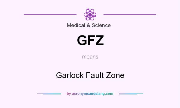 What does GFZ mean? It stands for Garlock Fault Zone