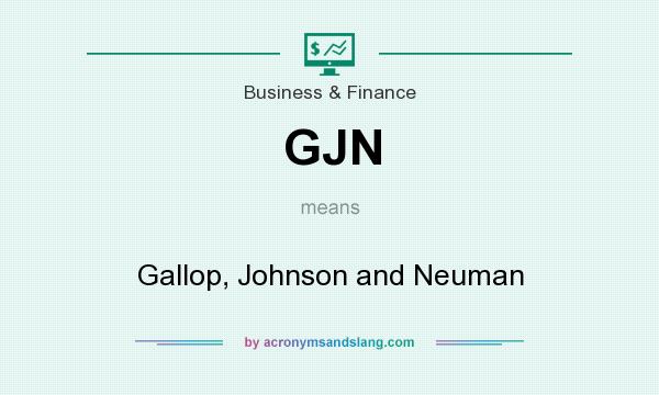 What does GJN mean? It stands for Gallop, Johnson and Neuman