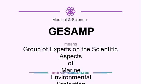 What does GESAMP mean? It stands for Group of Experts on the Scientific Aspects of Marine Environmental Protection