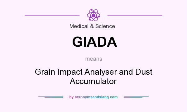 What does GIADA mean? It stands for Grain Impact Analyser and Dust Accumulator