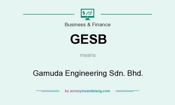 What does GESB mean? It stands for Gamuda Engineering Sdn. Bhd.