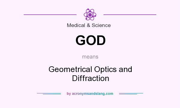 What does GOD mean? It stands for Geometrical Optics and Diffraction