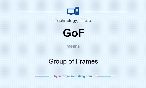 What does GoF mean? It stands for Group of Frames