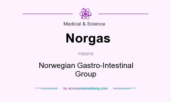 What does Norgas mean? It stands for Norwegian Gastro-Intestinal Group