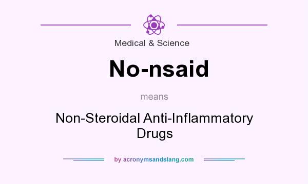 What does No-nsaid mean? It stands for Non-Steroidal Anti-Inflammatory Drugs