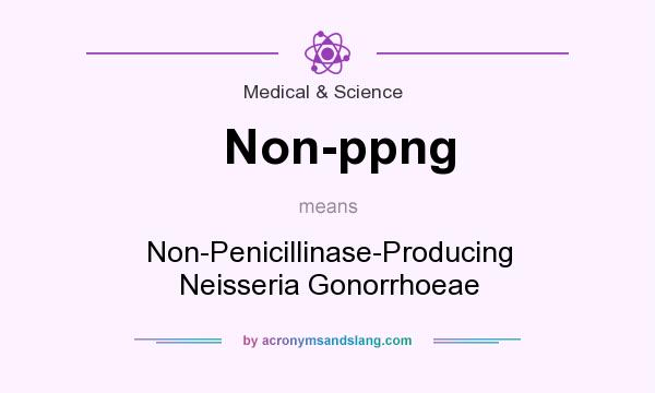 What does Non-ppng mean? It stands for Non-Penicillinase-Producing Neisseria Gonorrhoeae