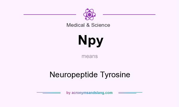 What does Npy mean? It stands for Neuropeptide Tyrosine