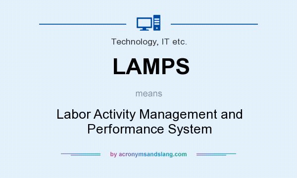 What does LAMPS mean? It stands for Labor Activity Management and Performance System