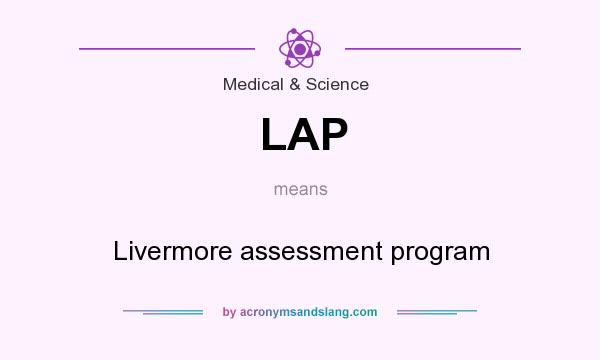 What does LAP mean? It stands for Livermore assessment program