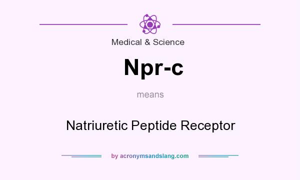 What does Npr-c mean? It stands for Natriuretic Peptide Receptor
